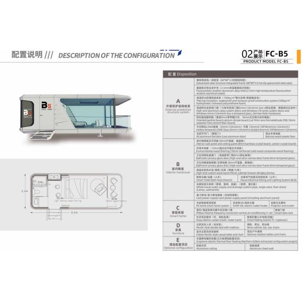 2025 New Modern Luxury Mobile Capsule House Home Hotel 8.5*3.3*3.2m