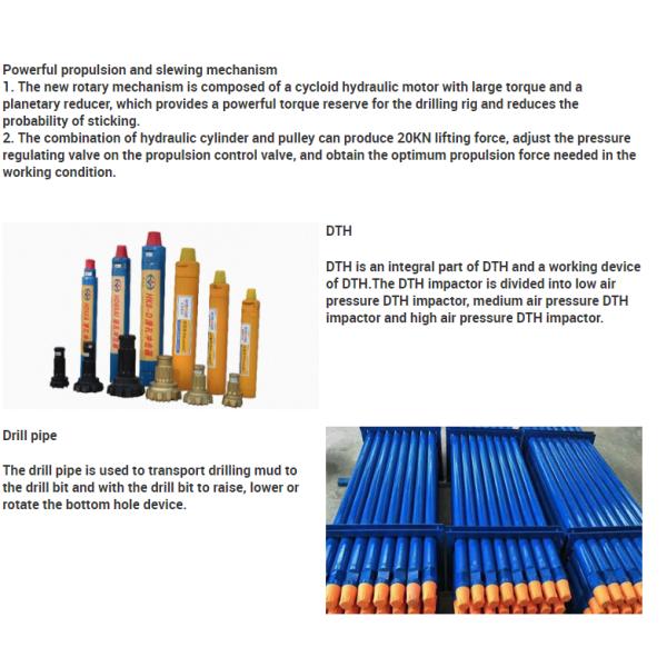 ST-200 Пневматическая установка для бурения небольших скважин с водой Глубина бурения 200 метров
