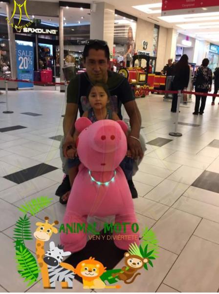 Hansel wholesale battery powered animal toy ride  for mall  electric animal horse toys safari rides