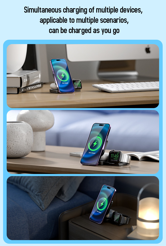 Небольшая и компактная зарядная станция для iPhone