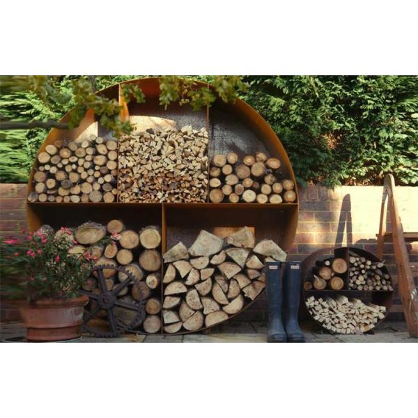 магазина журнала 120cm держатель швырка Corten декоративного деревенского кругового стальной