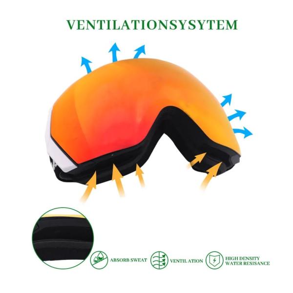 20-30 Working Days Delivery Time Custom Skiing Glasses with Anti-Fog/UV400 Protection