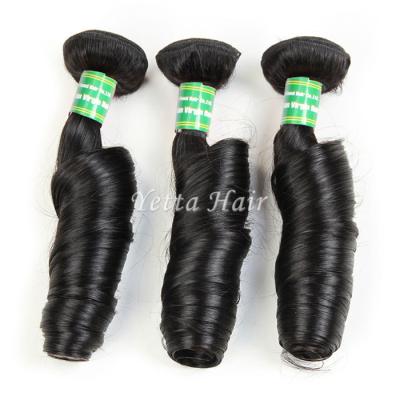 O cabelo peruano da onda 4A natural macia não processada pode durar uns muitos tempos
