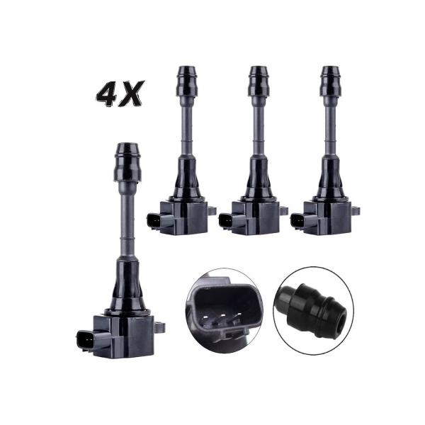 Black High Performance Ignition Coil For NISSAN 224338H315 224488H300 224488H315