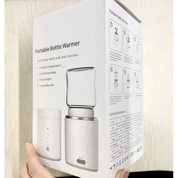 15w Custom Mini Baby Bottle Warmer Breast Milk Travel Bottle Heater For Baby Feeding