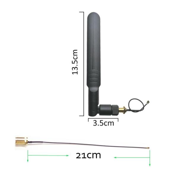 антенна Antena wifi соединителя 5GHz 5.8Ghz 162mm 8dBi RP SMA
