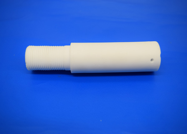 Industrial Ceramic Application 95% Alumina Ceramic Parts Threaded Rod Screw Bolt