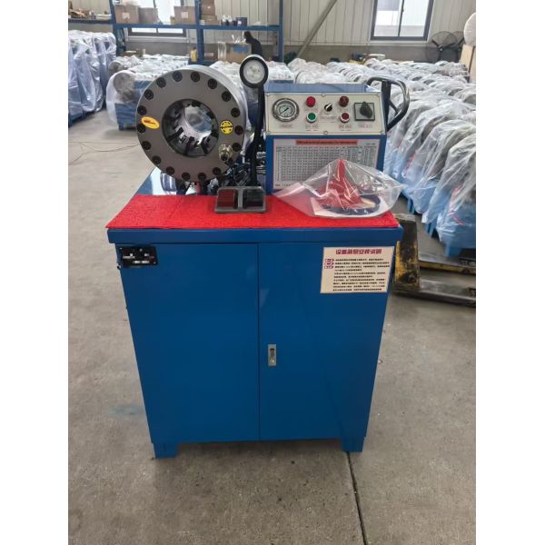 2 Inch 600T Rubber Hose Crimping Machine Higher Model Green Color 220v/240v/380v/415v Voltage With 6-51mm Crimping Range And 10 Interchangeable Dies