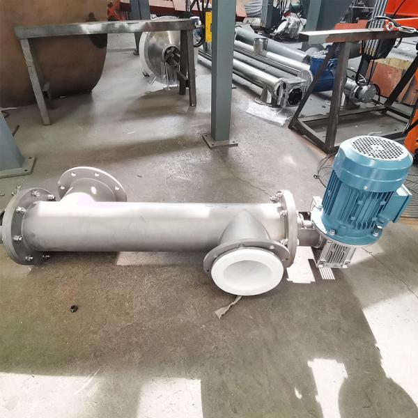 Cement Mortar Conveying Machine Stainless Steel Tube Inclined Screw Conveyor