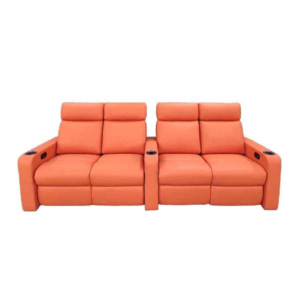 SGS Home Theater Seating Recline Headrest With USB Charging