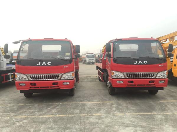 One Carry Two Road Wrecker Truck 5tons Flatbed Tow Truck Road Rescue Vehicles