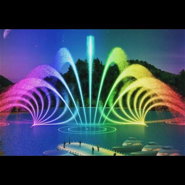 Бегущий, гоняющийся за водой Музыкальный фонтан Нержавеющая на открытом воздухе