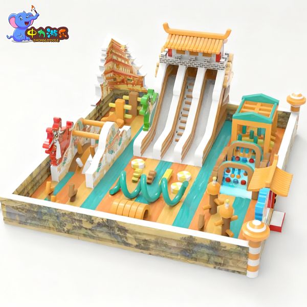 Outdoors Inflatable Bounce House With Slide Inflatable Bouncy Castle for Kids