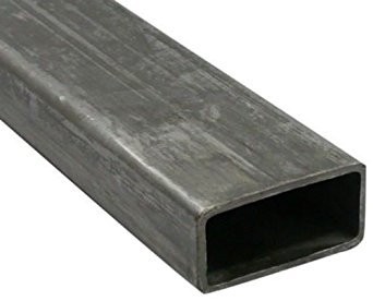 Black Rectangular Hollow Pipe , Galvanized Small Sized Hot Rolled Steel Tube