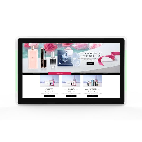 15.6 Inch LCD Android POE Tablet 1920x1080 With Colorful LED Light Bars