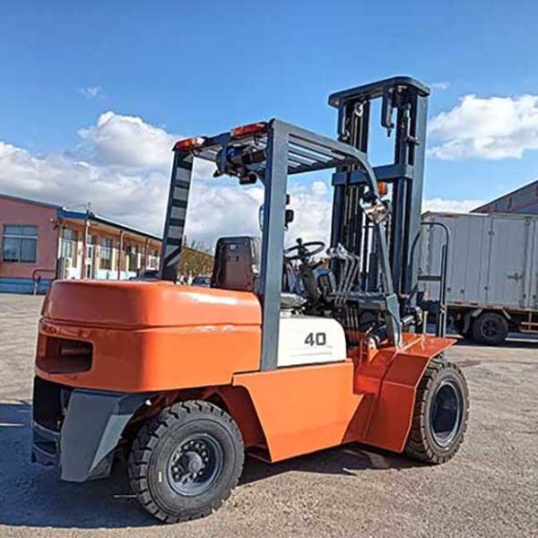 4 Ton Gasoline Powered Forklift 4000kgs CPCD40 6m Mast Counterbalance Lift