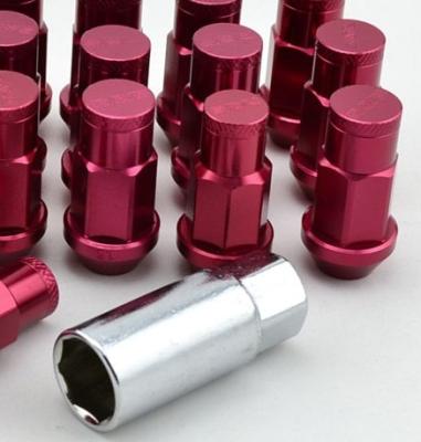 60 Degree Conical Style Seat Racing Lug Nuts For Rsx Si Civic Ek , Lockable Lug Nuts