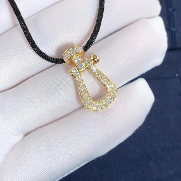 Force 10 Pendant Hot Selling 18k Gold Necklace Fashion Fine Natural Stone Diamond Gold Pendant Necklace