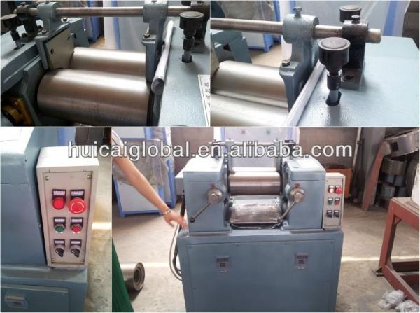 XK-160 Rubber Lab Two Roll Mixing Mill Machine with 3500*3200*2800mm Size