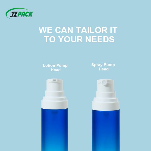 40ml Gradient Matte PET Cosmetic Bottle with Press Pump for Precise Dosage Control