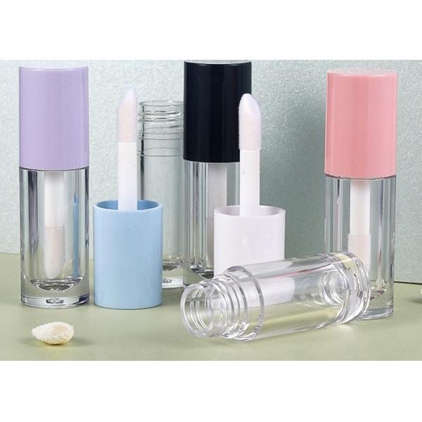 6ml plastic Pink Custom Private Label Lip Glaze Tube Packaging Lip Gloss Tube