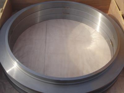 Large Flange ASTM Forged Steel Rings Of  Round Disk Shape , Carbon Steel