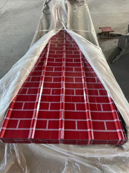 Folha de telhado de aço carbono galvanizado ondulado com dureza macia