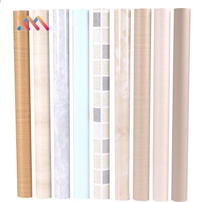 Anti Virus White Wood Grain Wallpaper Healthy Film Peel Stick Wallpaper