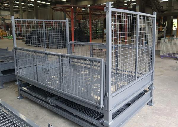 Stackable Lifting Stillage Pallet Storage Cage Solid Steel Base 1500kg