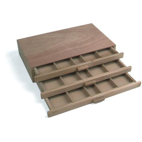 Durable Art Storage Case Small Storage Containers With Dividers Laser Engraving Logo