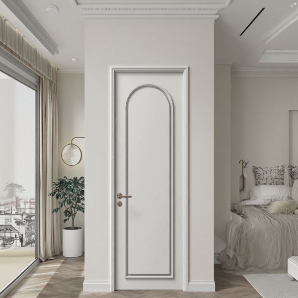 Anti Termite Painted Wooden Doors Hollow Frame Postmodern Bedroom Entry Doors