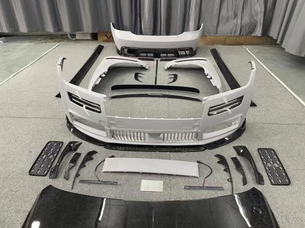 Rolls-Royce Ghost Carbon fiber body Kit ghost mansory style front and rear bumper spoilers hood fenders