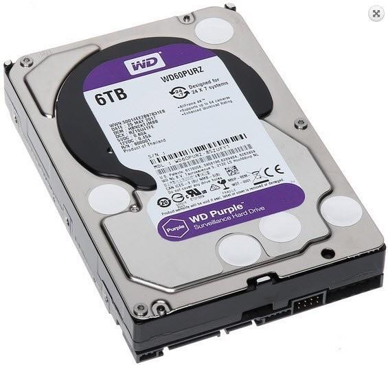 3.5 WD64PURZ 6TB WD Purple Surveillance Internal Hard Drive HDD