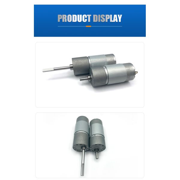 FT-37RGM555 High Torque Lower Speed Coffee Machine Motor DC Slow Speed Motor 12V 3-5RPM Coffee Grinder Motor