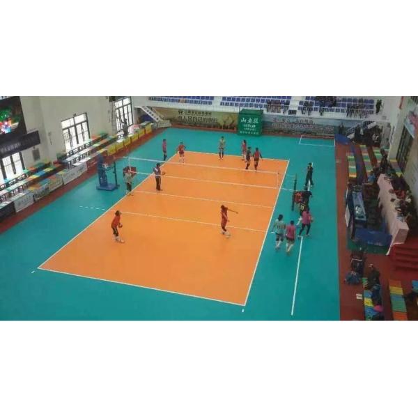 Dalle de sol en PVC pour volleyball 6mm Vert/Bleu/Jaune/Rouge/Gris Fitness Extérieur Intérieur Revêtement de sol en PVC