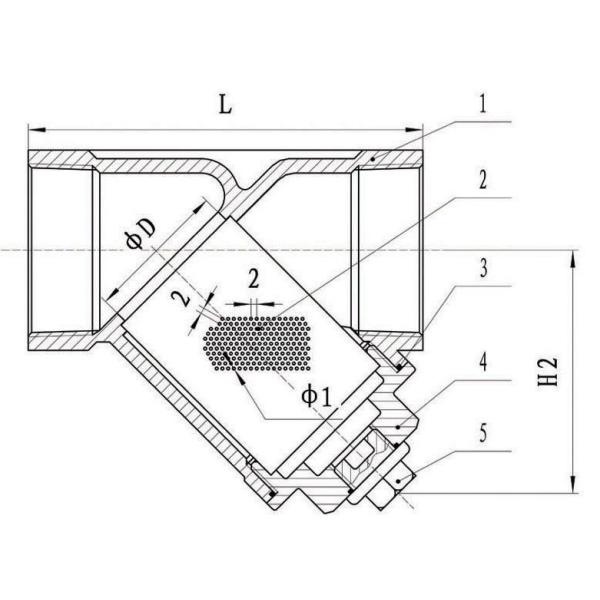 Высокий стрейнер -20℃ давления ы | работая температура 200℃
