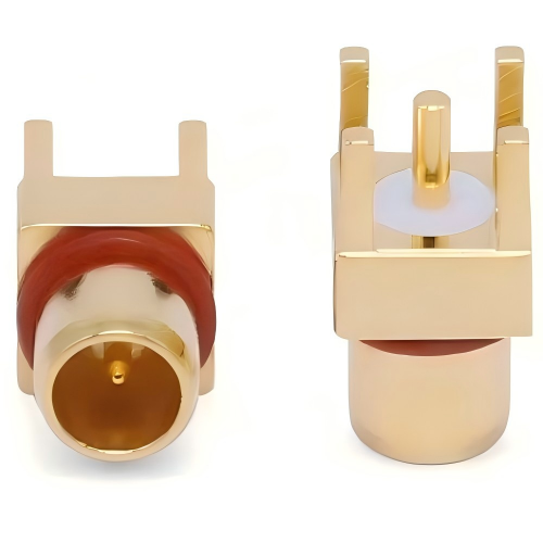BMA Male Connector Gold Plated Brass MIL-STD-348 Compliant RF Coaxial Connector DC-6GHz Frequency Range