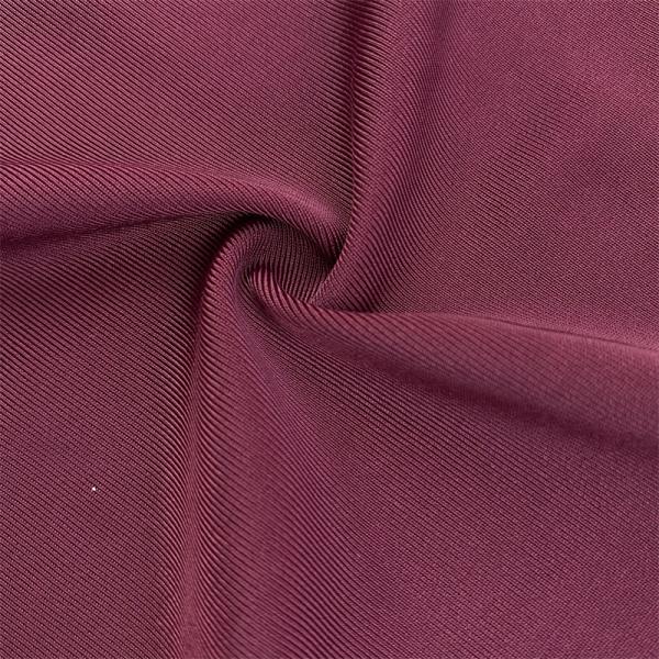 Recycled Polyester Spandex Fabric Yoga Suit With Medium Weight And Four-way Elasticity