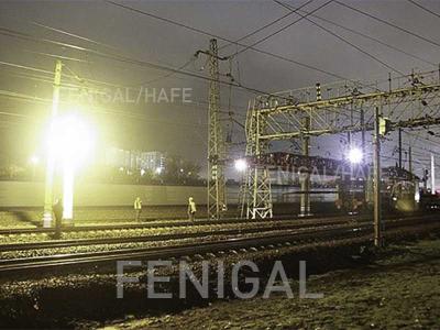 Torre de iluminação inflável da finalidade 6m da iluminação da grande área multi para a construção da engenharia
