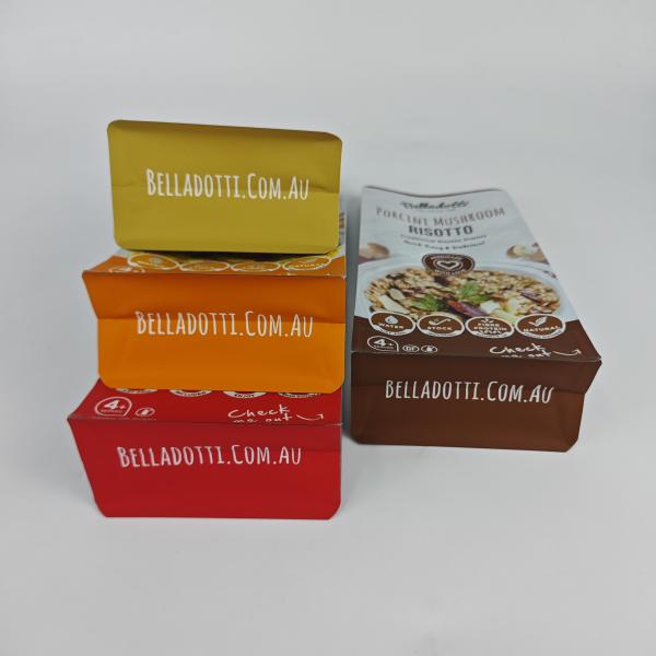 Factory Wholesale Colorful Spot UV Print 250g 8.8oz Premix Food Packaging Pouches 8 Side Seal Bags