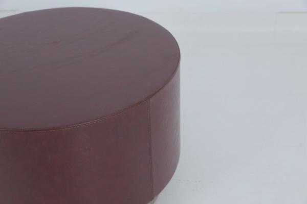 Modern Room Ottoman Bench Metal Frame Upholstered For Hotel