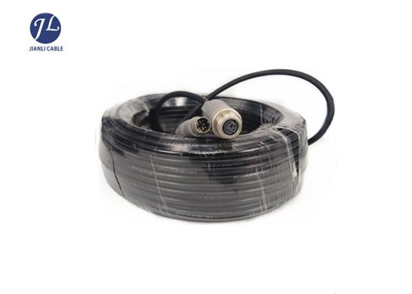 IP67 Waterproof 6 Pin Mini Din Extension Cable For Rearview Camera Kit