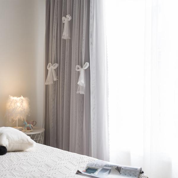 Linen Cotton Living Room Luxury Blackout Window Curtains Fabric