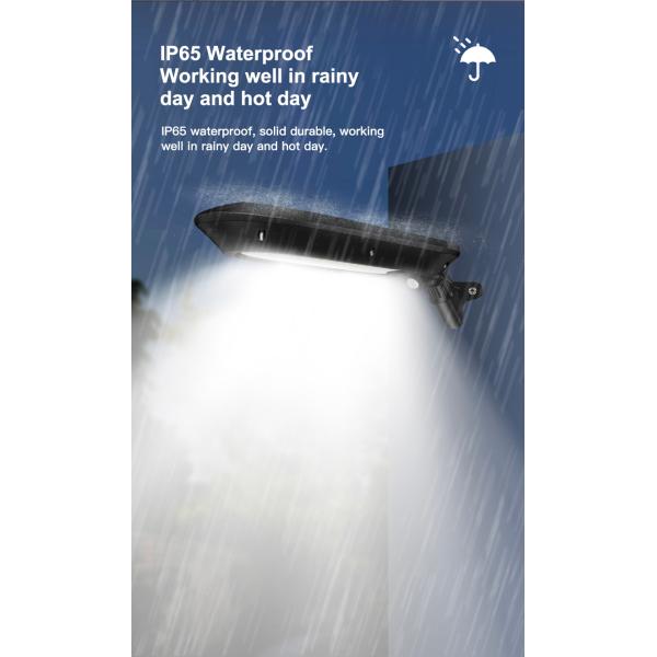 RoHs 6V Integrated Solar Street Lights Wall Mounted 2600mAH Lithium Battery