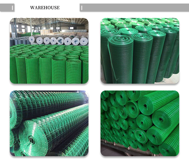 0.5mm-14mm PVC Welded Wire Mesh Rolls with No Crack Welded Point for Durable Pet Cage