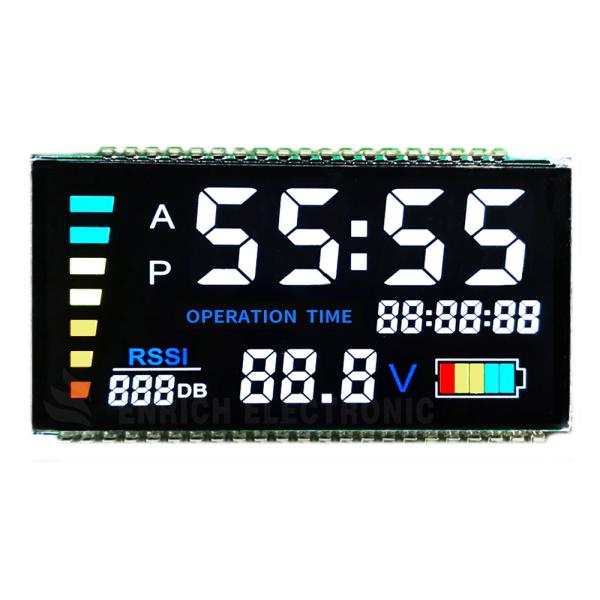 VA Segment LCD Display Monochrome Screen 1/4 Duty 1/3 Bias