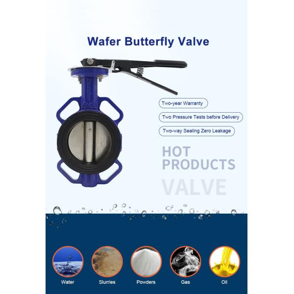 Клапан-бабочка клапан-бабочки 10 вафли клапан-бабочки PN16 Dn250 стержня углерода стальная A216 WCB стали отливки обнаженная