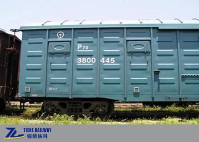 1435mm Gauge Goods Train Wagon 70t Anti Corrosion Railway Box Car