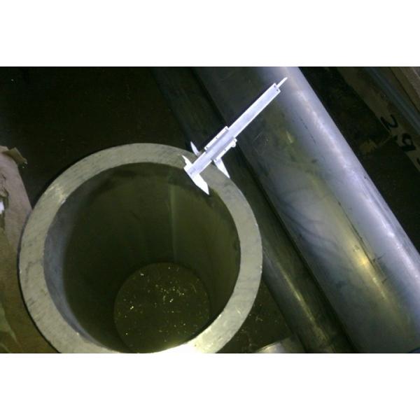Round Shape Thick Wall Alloy Tube , Sandblast Finished Aluminum Alloy Pipe 7075