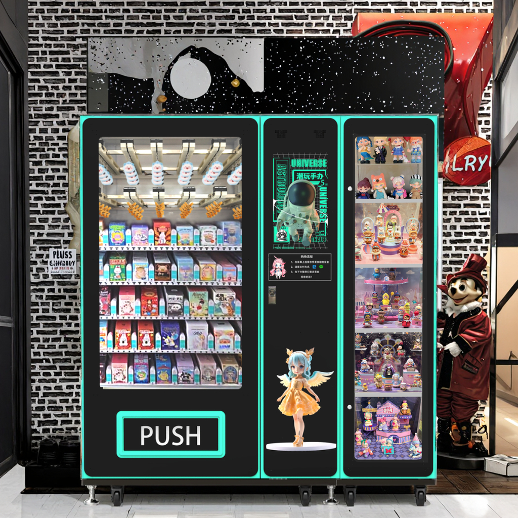 labubu ZD High Revenue Smart Locker Automatic Nail Blind Box Vending Machine Fast Delivery Hot Selling Beauty Candy Sticker mysteri box